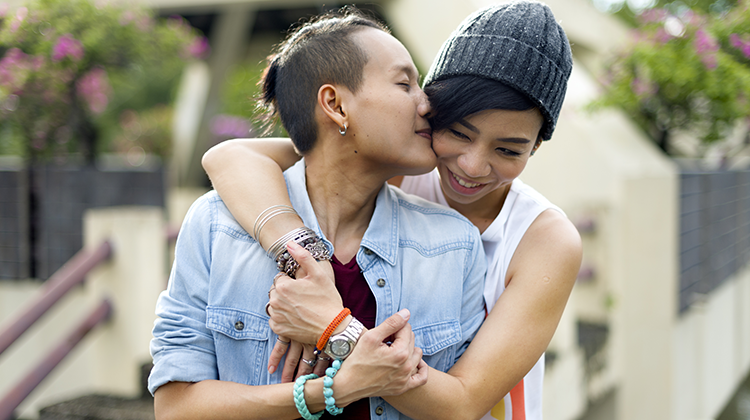 Couple Hugging